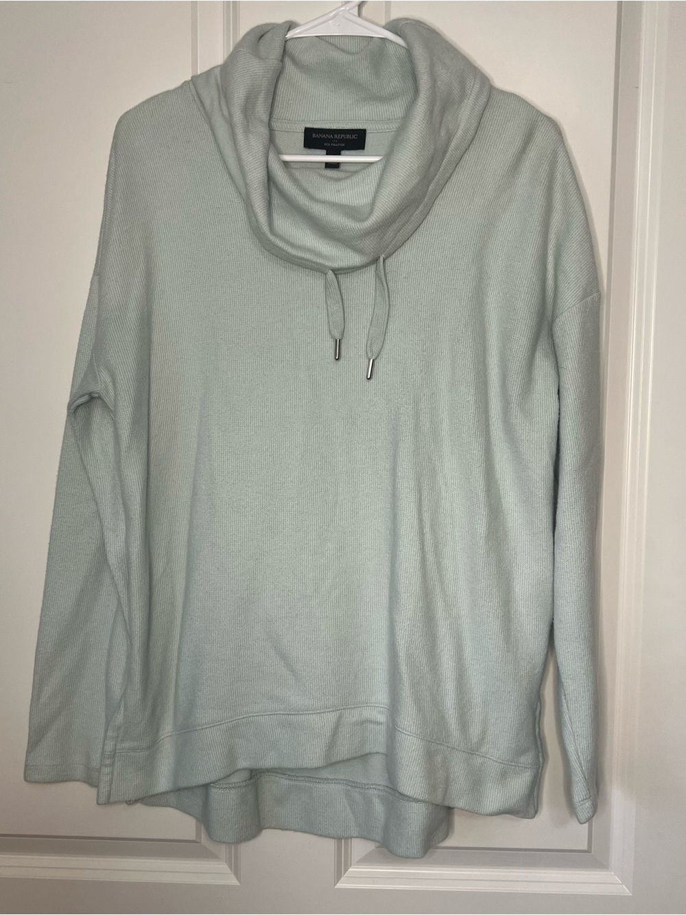 Banana Republic Light Mint Cowl Neck Sweater